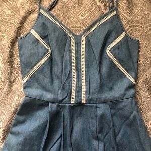Boho Denim Summer Dress
